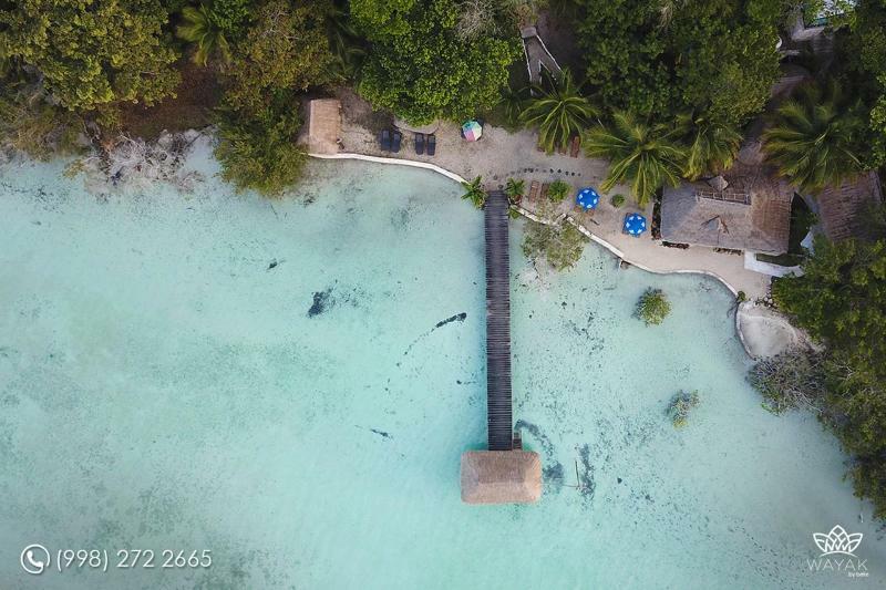 Hotel Pier Bacalar Eksteriør billede